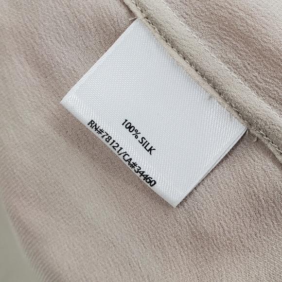 Women's Eileen Fisher Liquid Chiffon Silk High Collar Jacket Size Medium Petite - Picture 5 of 5